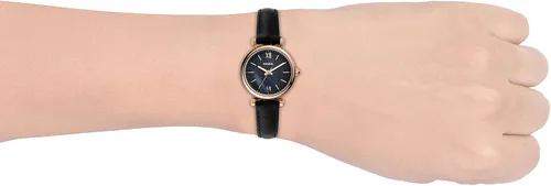 Vista 4 de Fossil Carlie - Reloj pequeño de mujer con correa de acero inoxidable o cuero
