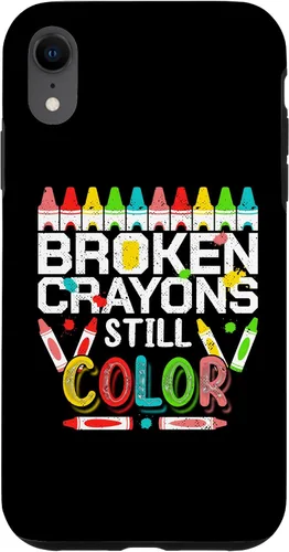Vista 25 de Broken Crayons Still Color Mental Health Awareness Men Women Case for iPhone 17