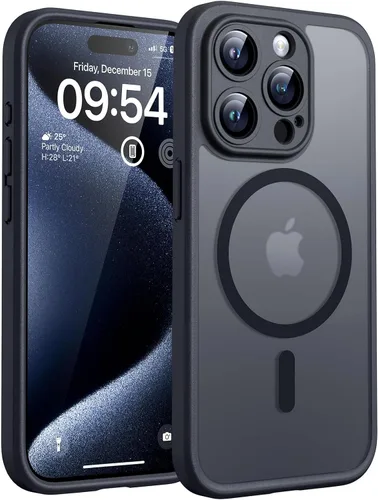 Vista 266 de TOCOL Funda para iPhone 11, compatible con Magsafe, protección completa de cámara, imanes integrados, protección contra caídas, funda translúcida