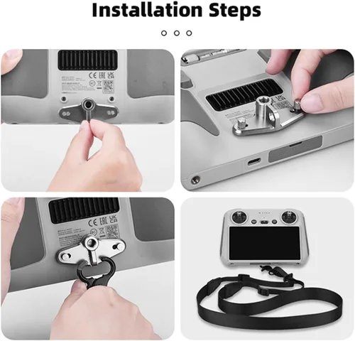 Vista 7 de Correa para el cuello para DJI RC y RC 2, Mini 3 Pro/Air 3 Smart Controller Cordón de nailon compatible con DJI Mini 3 Pro/Air 3 Accesorios