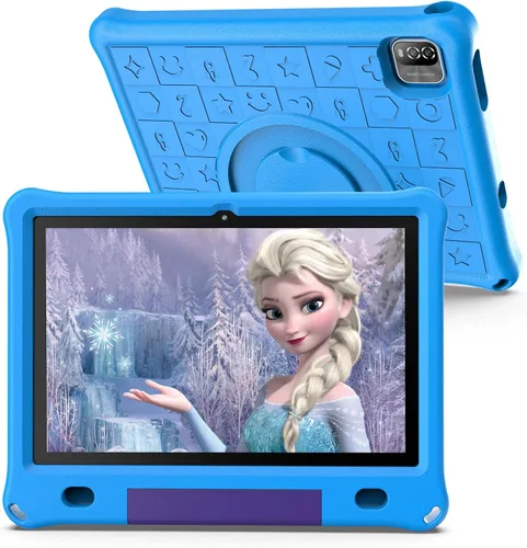 Vista 8 de Tablet infantil de 10 pulgadas con funda, tableta Android 15 de 10 pulgadas para edades de 3 a 12 años, 6 GB de RAM 64 GB de ROM, control parental