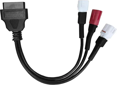 Vista 6 de Cable de diagnóstico adaptador OBD2 3 en 1, 16 pines a 6 pines 4 pines 3 pines conector de diagnóstico de selección múltiple, OBD2 a OBD1 6 Pin 4