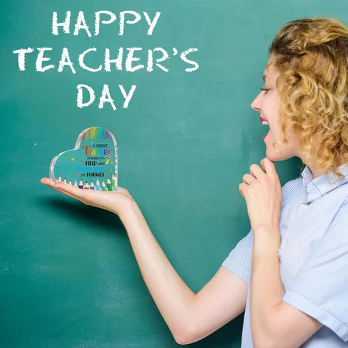 Vista 2 de Maitys Regalos de agradecimiento para profesores para mujeres, recuerdo acrílico y pisapapeles, regalos para profesores para enfermeras, graduación