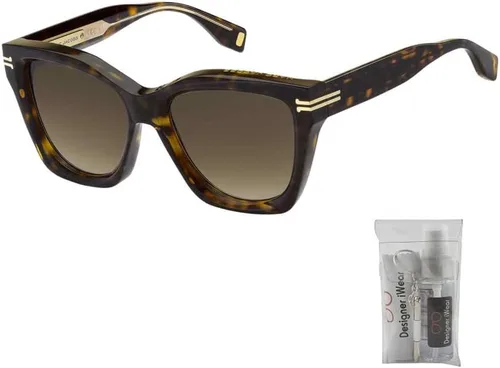 Vista 2 de Marc Jacobs MJ1001S Square Sunglasses for Women + BUNDLE with Designer iWear Eyewear Kit