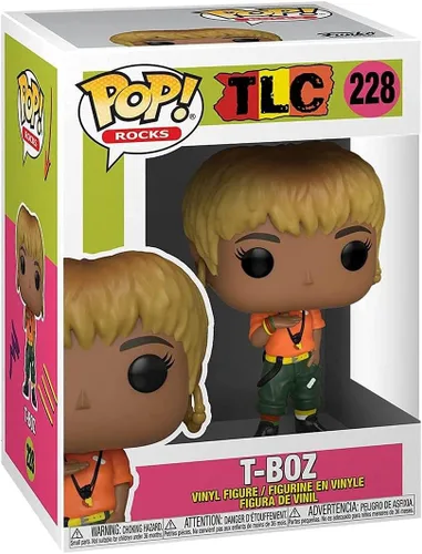 Vista 2 de Funko Pop Rocks: TLC - Tionne T-Boz Watkins - T-Boz - Figura de vinilo coleccionable - Idea de regalo - Producto oficial - Juguetes para niños