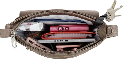 Vista 61 de Travelon Mini bolso de hombro clásico antirrobo