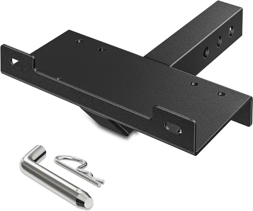 Vista 9 de Nilight Placa de Montaje Universal para Cabrestante de Enganche de Remolque 10 x 4 1/2 Soporte de Cabrestante Montaje de Cabrestante Receptor