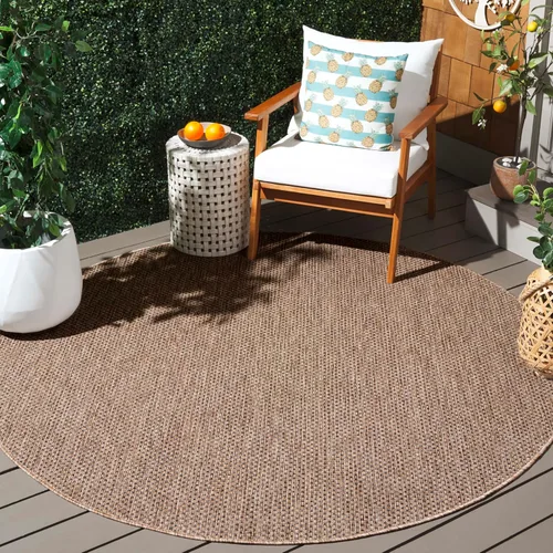 Vista 19 de SAFAVIEH Alfombra Lavable para Exteriores Colección Courtyard - 2'3" x 5', Azul Aqua y Gris, No Desprende Pelusa y Fácil Limpieza, Ideal para Patio