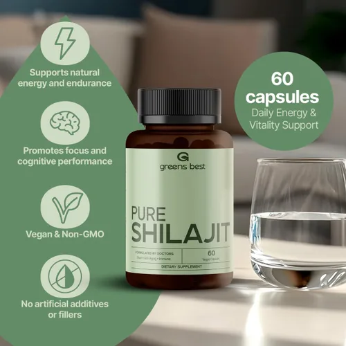 Vista 5 de GREEN'S BEST Cápsulas Pure Himalayan Shilajit – Suplemento orgánico de ácido fúlvico para energía y apoyo inmunológico – Aumenta la resistencia