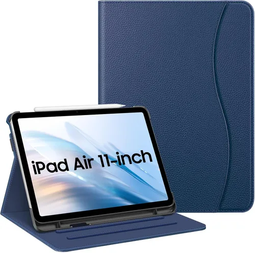 Vista 21 de Fintie Funda tipo libro para iPad Air de 11 pulgadas y iPad Air de 5ª/4ª Negro