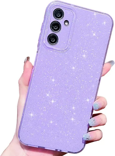 Vista 107 de MINSCOSE Funda compatible con Samsung Galaxy A14 5G, bonita funda delgada con purpurina fina, a prueba de golpes, de TPU para mujeres y niñas