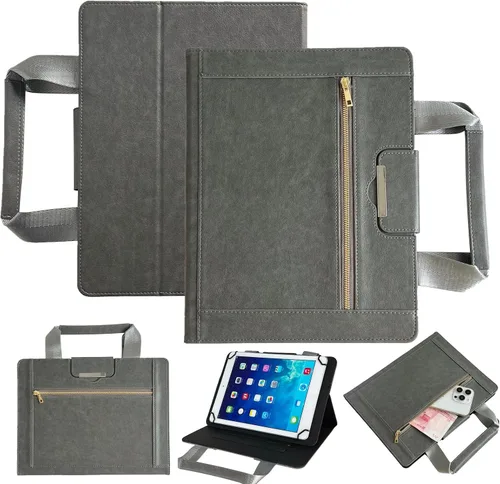 Vista 9 de Dteck Funda universal para tablet de 7.9 a 8.4 pulgadas, funda plegable de piel con tapa para Onn de 8 pulgadas, Samsung Galaxy Tab 8.0 pulgadas 8.4