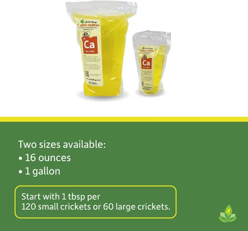 Vista 6 de Josh's Frogs Calci-mMm Gel de carga de insectos con calcio (16 oz)