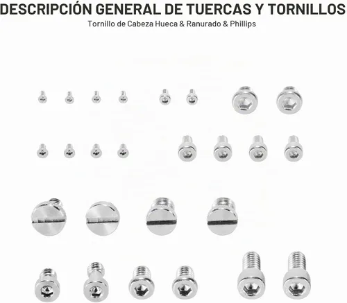 Vista 3 de SMALLRIG Juego de tornillos para cámara, juego de tornillos de 26 piezas para accesorios de cámara AAK2326