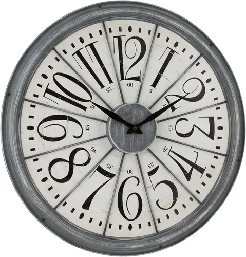 Vista 3 de La Crosse Technology Reloj de pared de cuarzo Alice gris de 20 pulgadas - 404-3950
