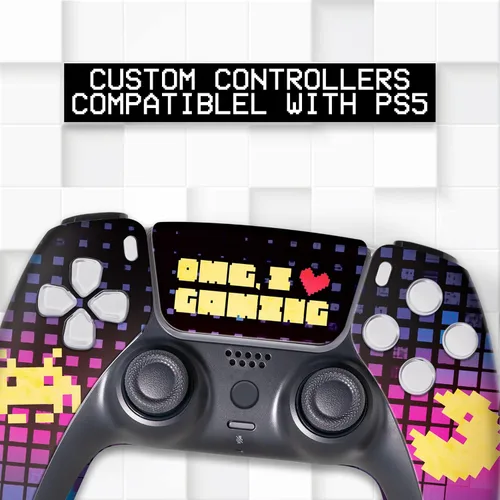 Vista 347 de Battman Custom PS-5 Controller Wireless compatible with Play-Station 5 Console by BCB Controllers Proudly Customized in USA with Permanent