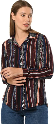 Vista 6 de Blusas para mujer, camisas casuales de manga larga con botones, XS-3XL