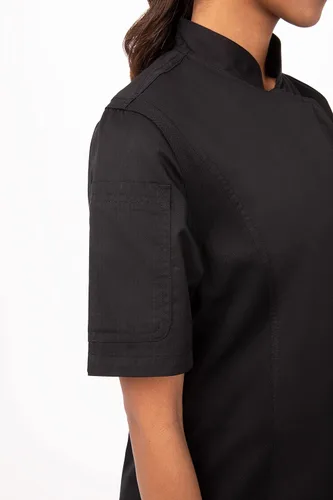 Vista 6 de Chef Works Abrigo de chef Springfield para mujer