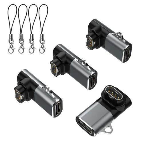 Vista 9 de AGVEE Cargador de 1.5 pies para reloj Garmin, cable de carga en forma de L