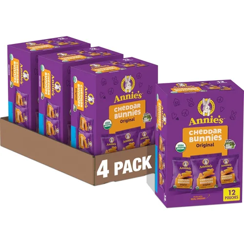 Vista 10 de Annie's Organic Chocolate Bunny Graham Snacks, 7.5 onzas