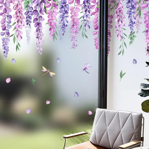 Vista 3 de Pegatinas estáticas de doble cara anticolisión para ventana de hogar, oficina, aula, puerta de cristal, decoración de ventanas