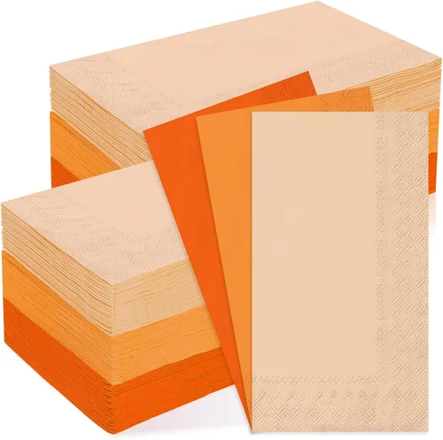 Vista 23 de Whaline Paquete de 150 Servilletas de Papel Azules de 6.5 x 6.5 Pulgadas, 3 Colores, Servilletas de Almuerzo con Temática Azul, Servilletas de Papel