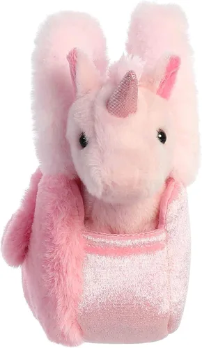 Vista 3 de Aurora - Transportador de mascotas - 6" Rosa Plushy