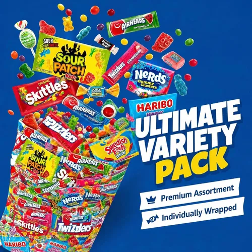 Vista 4 de Paquete Variado de Dulces a Granel - Dulces Envueltos Individualmente a Granel de 2 lb para Búsqueda de Huevos de Pascua - Rellenos para Piñata