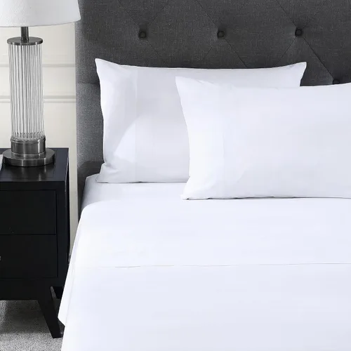 Vista 8 de Pure Parima Ultra percal Hotel Collection - Juego de sábanas de 100% algodón egipcio certificado, tamaño individual XL, color hueso
