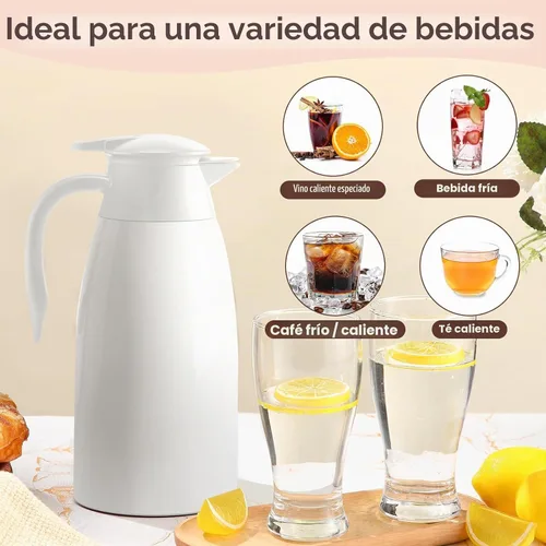 Vista 4 de Norme - Crema térmica para jarra de café, 2 unidades, color beige, 51 onzas