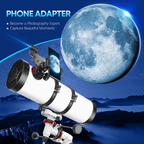 Vista 9 de Dianfan Telescopio de astronomía profesional 150EQ para adultos de alta