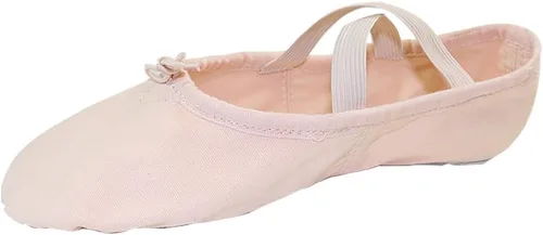 Vista 5 de Danzcue Zapatilla de ballet de lona con suela dividida para adultos