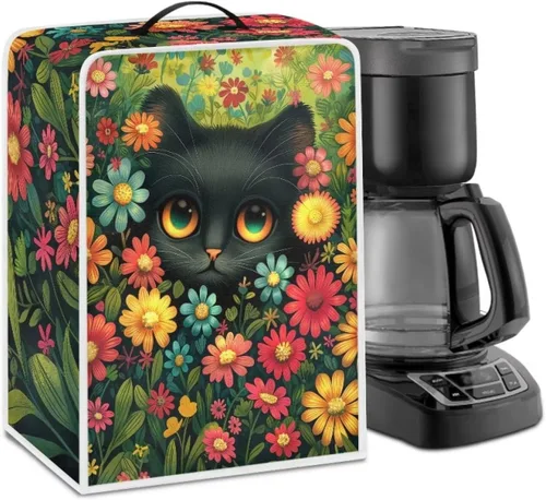 Vista 11 de Cubiertas antipolvo para máquina de café cruzado con bandera estadounidense, para mezclador, máquina de jugo, mantiene la cocina y la oficina