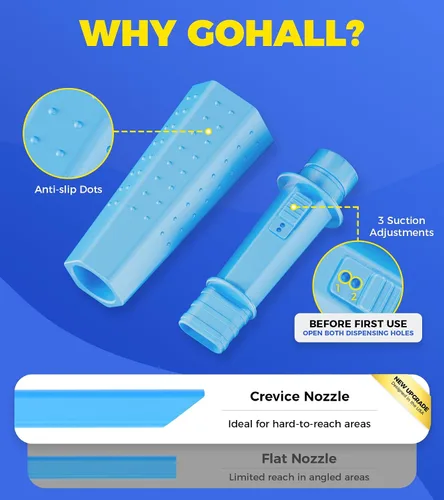Vista 4 de Kit limpiador de ventilación para secadora - Accesorio flexible para Azul