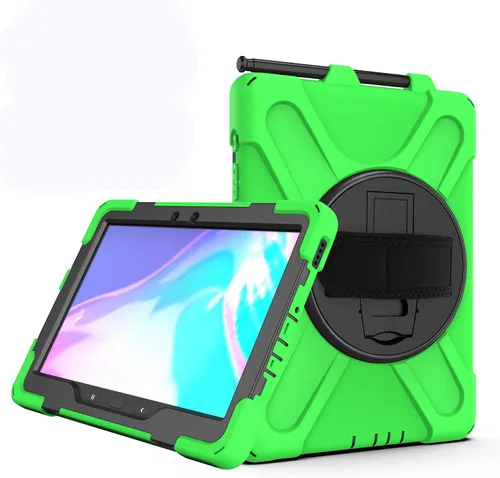 Vista 15 de Funda para Samsung Galaxy Tab Active Pro 10.1 T540 T545 T547, grado militar [probada en caídas de 15 pies] Funda protectora de cuerpo completo a