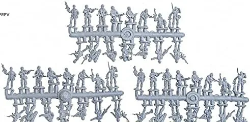 Vista 5 de Mars Figures 72003-1/72 U.S. Soldiers Modern Scale Kit de modelo de plástico
