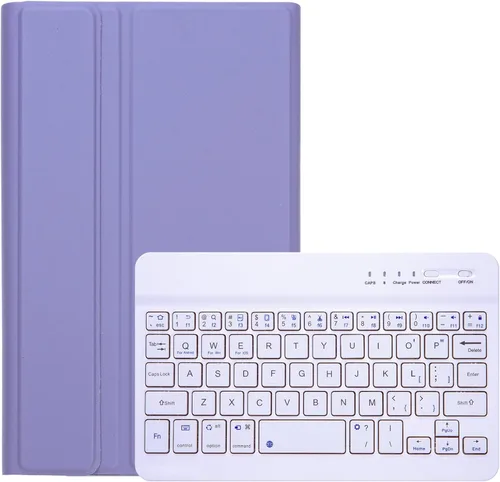 Vista 10 de Funda con teclado para Samsung Galaxy Tab A7 Lite 8.7" 2021, color verde oscuro