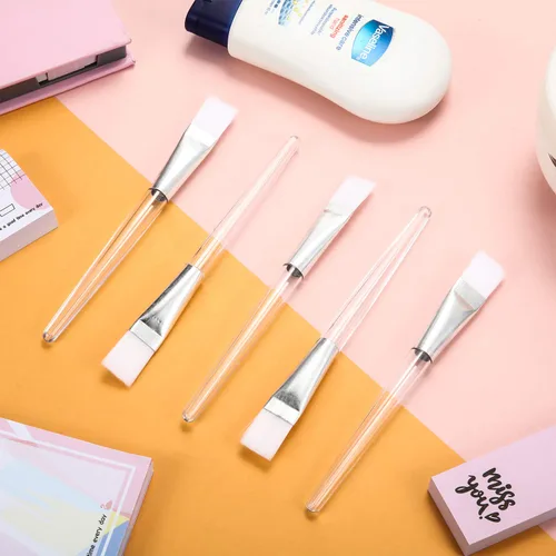 Vista 7 de 24 piezas de cepillo de máscara facial, brochas de maquillaje cosmético para herramientas esteticistas, aplicación facial de ojos y necesidades
