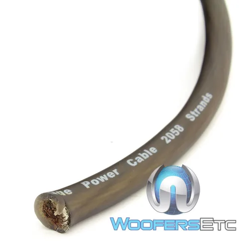 Vista 2 de 2058 hebras negras - Sundown Audio 100 pies 4 AWG cable de alimentación