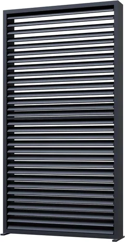 Vista 20 de PURPLE LEAF - Accesorio para pérgola con persiana, rejilla de aluminio 94AS de 3 paneles para privacidad óptima y control de la luz solar, pared