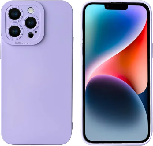 Vista 25 de LOOKSEVEN Funda para iPhone 13, carcasa trasera de goma TPU de silicona negra compatible con iPhone 13 (6.1 pulgadas)
