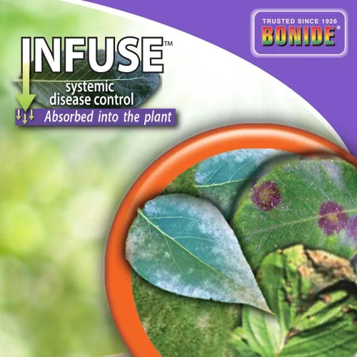 Vista 7 de Bonide Infuse Systemic Disease Control, solución concentrada de 16 onzas para el control de enfermedades de las plantas, de larga duración