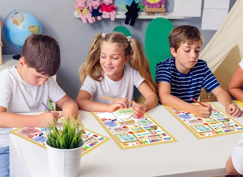 Vista 3 de PETCEE Pósteres All about Me – 12 pósteres de 12 x 16 pulgadas para estudiantes de estrellas para autointroducción, jardín de infantes, preescolar