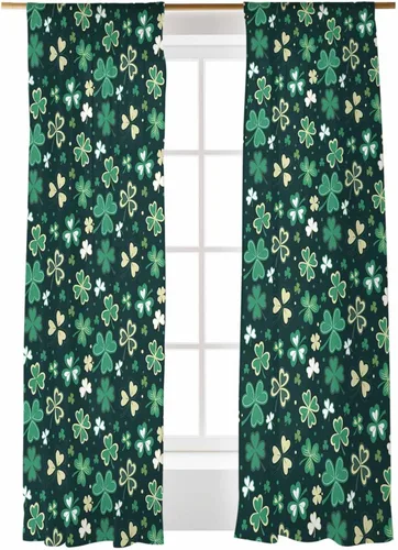 Vista 21 de Cortinas traslúcidas para camión rojo de Navidad de 45 pulgadas de largo, juego de 2 paneles de tablero de madera retro rústico con cuadros