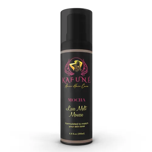 Vista 2 de Kafune - Mousse para fundir tinte – Corrector para pelucas de encaje, pelucas de cabello, tupés y piezas de cabello – Control de bordes de acabado
