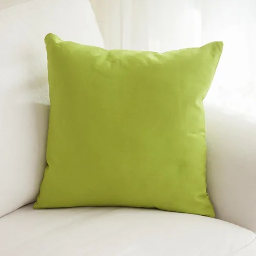 Vista 25 de Lujosa funda de almohada de algodón egipcio, 2 piezas, patrón sólido, 400 hilos (12 x 12 pulgadas, beige)