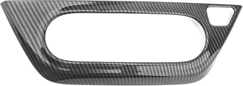 Vista 2 de YOUTOOCAR Cubierta de panel de botón de CA compatible con accesorios Chevrolet Trax 2024-2026 (patrón de fibra de carbono)