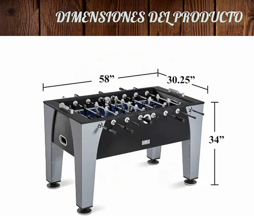 Vista 2 de Barrington 58" Full Size Competition Foosball Table
