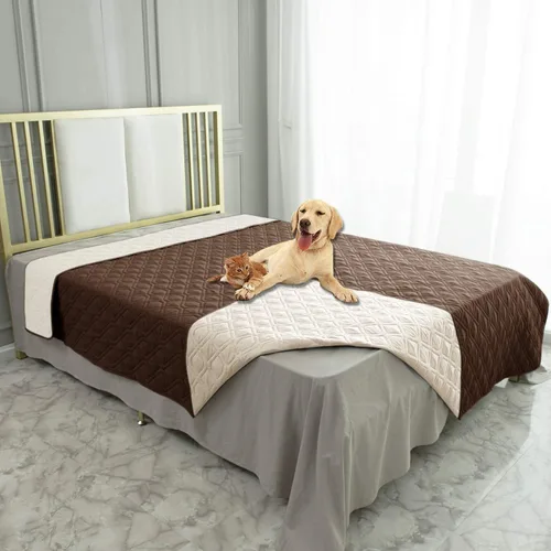 Vista 117 de Ameritex Manta Impermeable Reversible Cubierta para Cama de Perro Manta para Mascotas para Muebles Cama Sofá Sillón