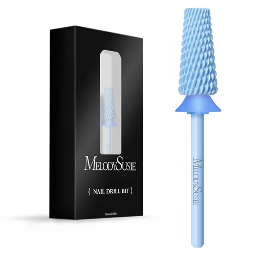 Vista 28 de MelodySusie Super Cut Edition Brocas para Uñas 5 en 1, Brocas Multifunción de Carburo de Tungsteno de 3/32'', Adecuadas para Manicura Pedicura